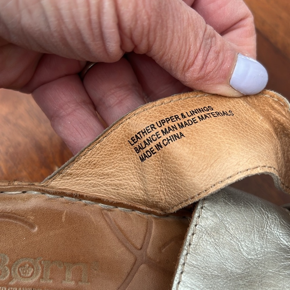 Born wedge slip on sandals. So very comfy and cute! - Picture 11 of 11